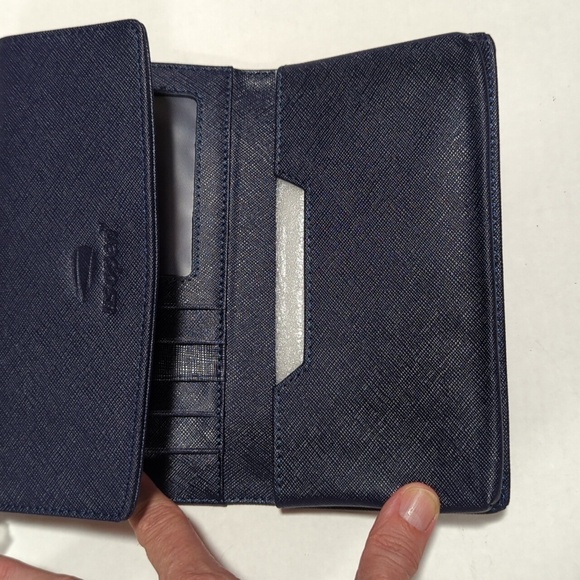 Roffe Accessories U.S. Open Women's Man Made Navy Wallet - New - Picture 5 of 8
